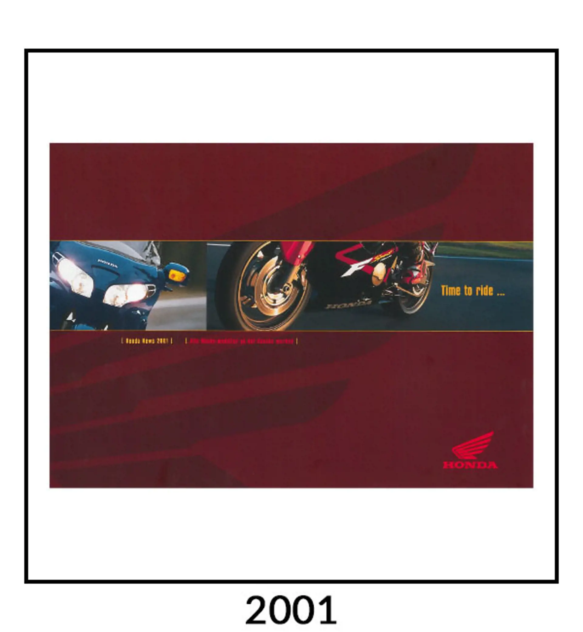 Honda motorcykel katalog 2001