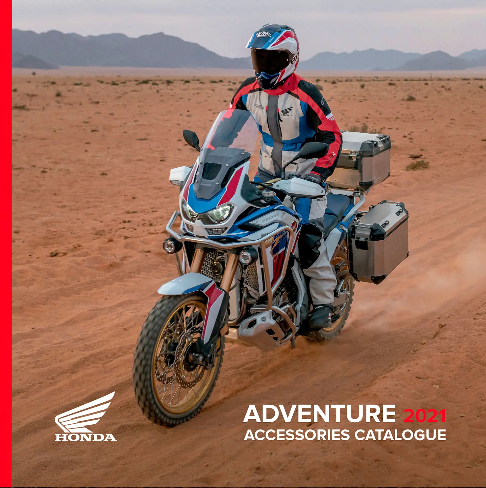 Katalog over Honda Originalt ekstraudstyr til Adventure kategorien 2021
