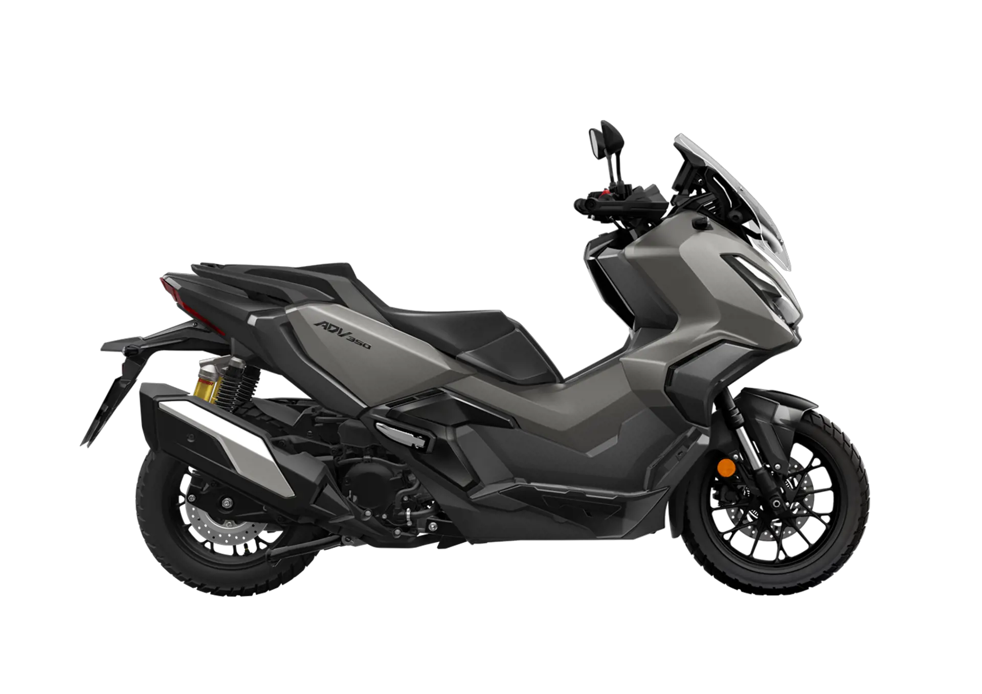 25Ym Adv350 Studio Mat Ruthenium Silver Metallic Nh B88m Rhs