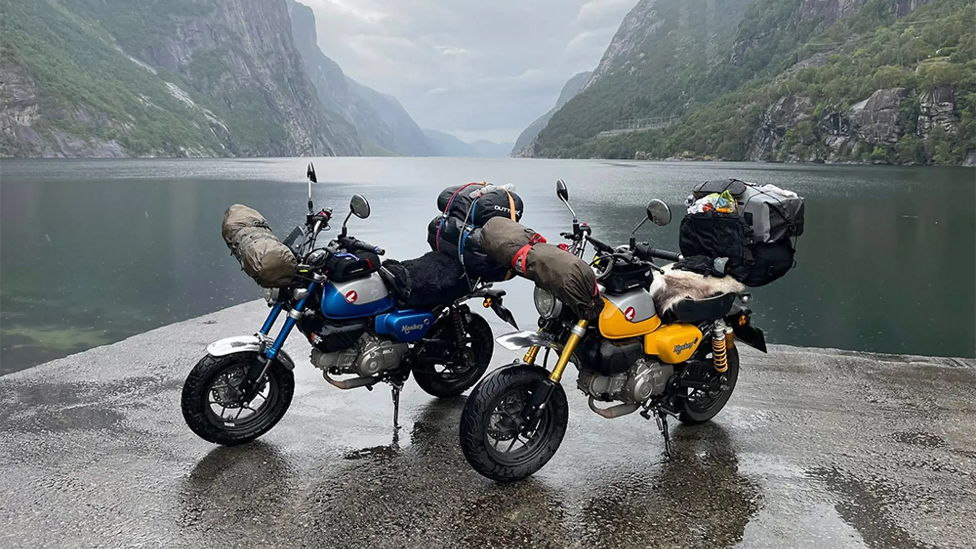 Lysebotn I Øsende Regnvejr