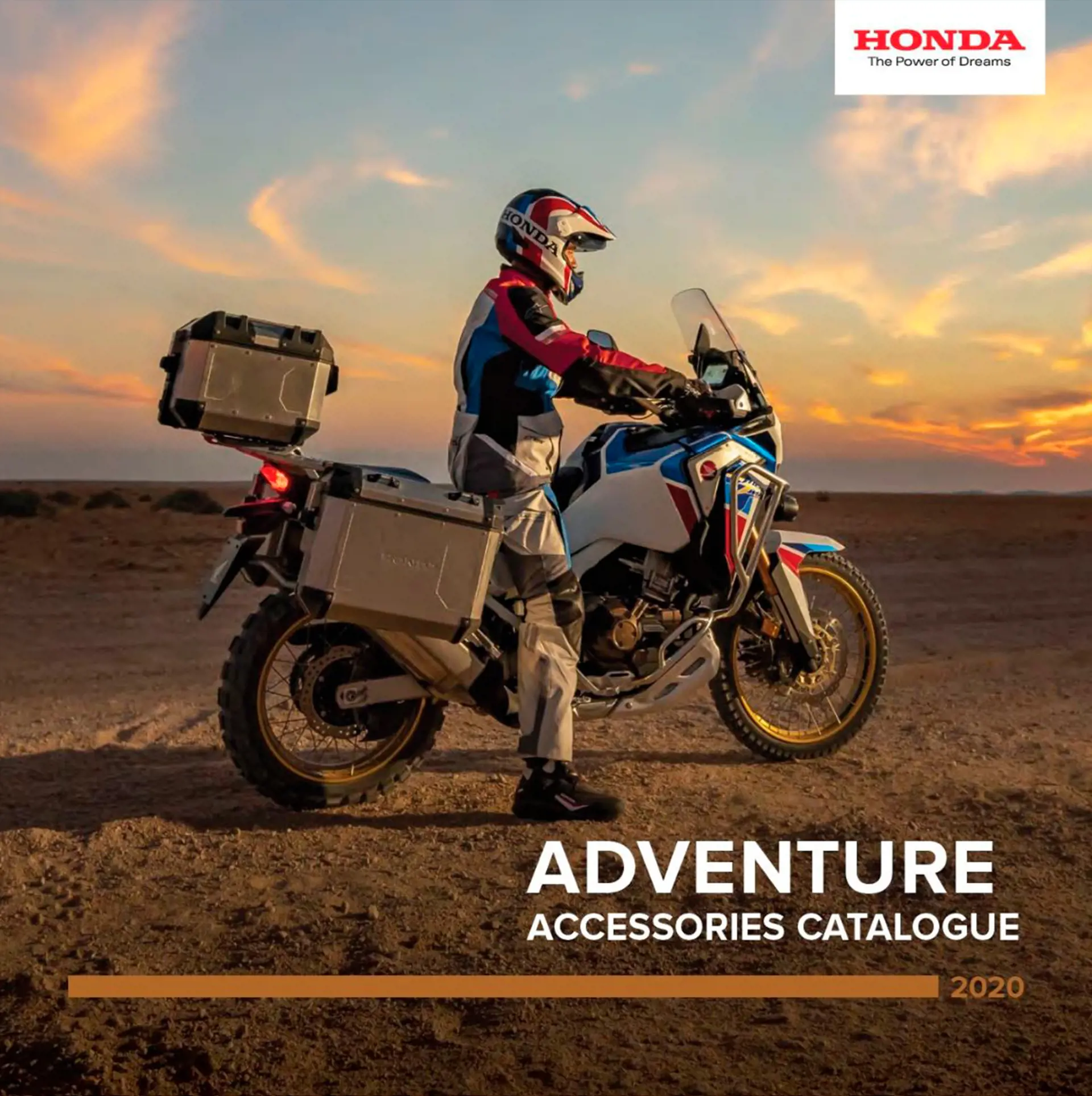 Katalog over Honda Originalt ekstraudstyr til Adventure kategorien 2020