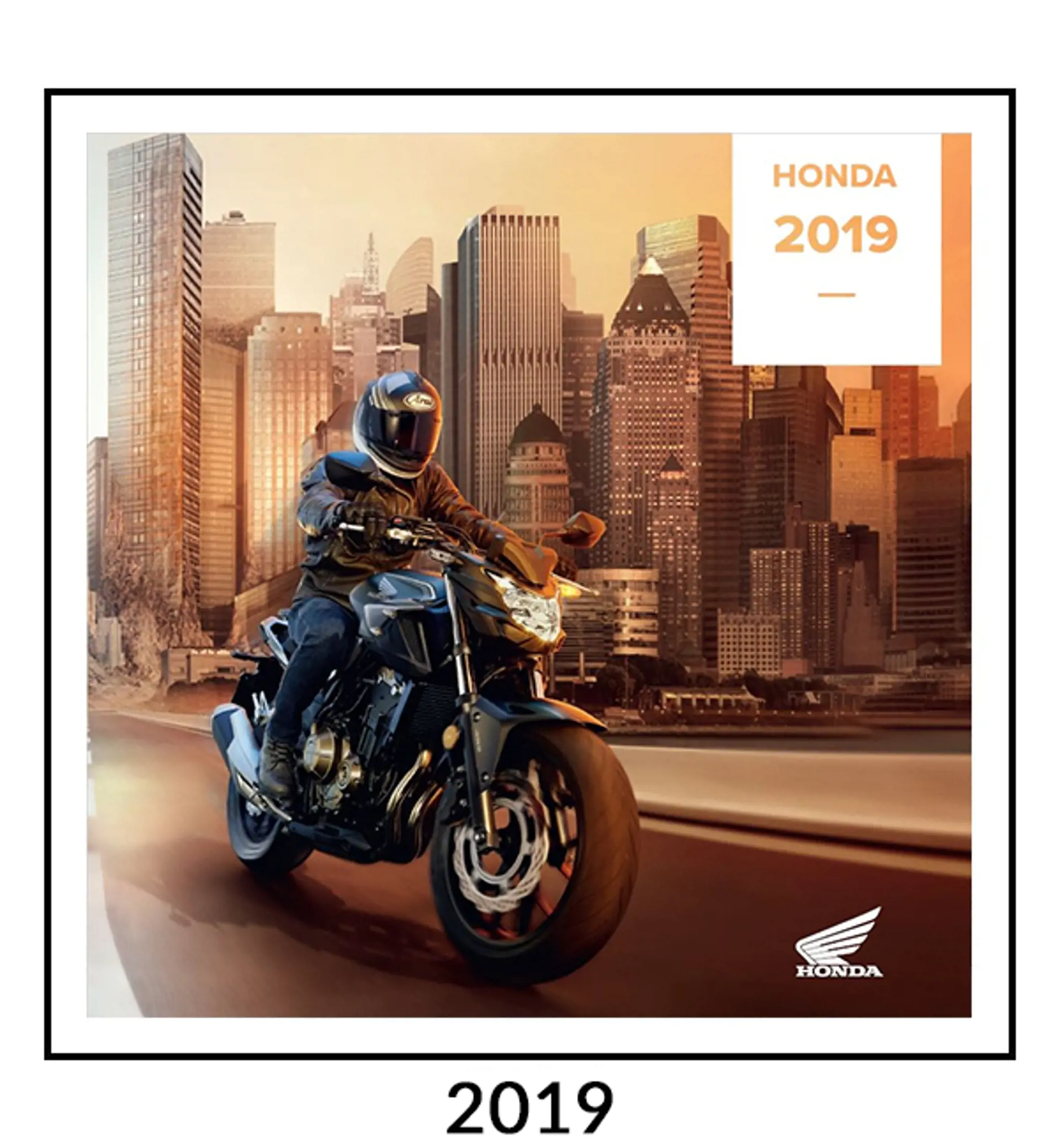 Honda motorcykel katalog 2019