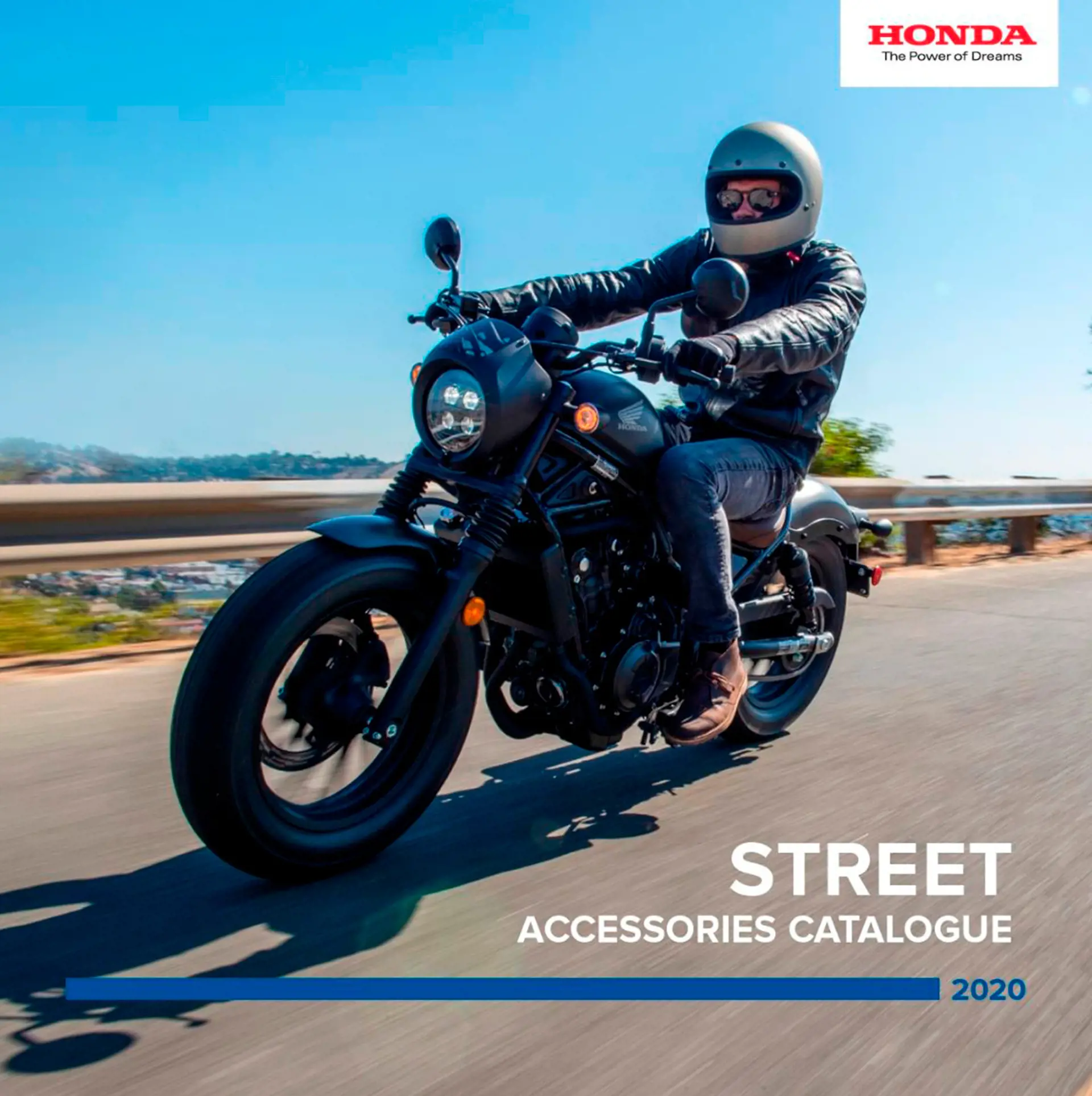 Katalog over Honda Originalt ekstraudstyr til Street kategorien 2020