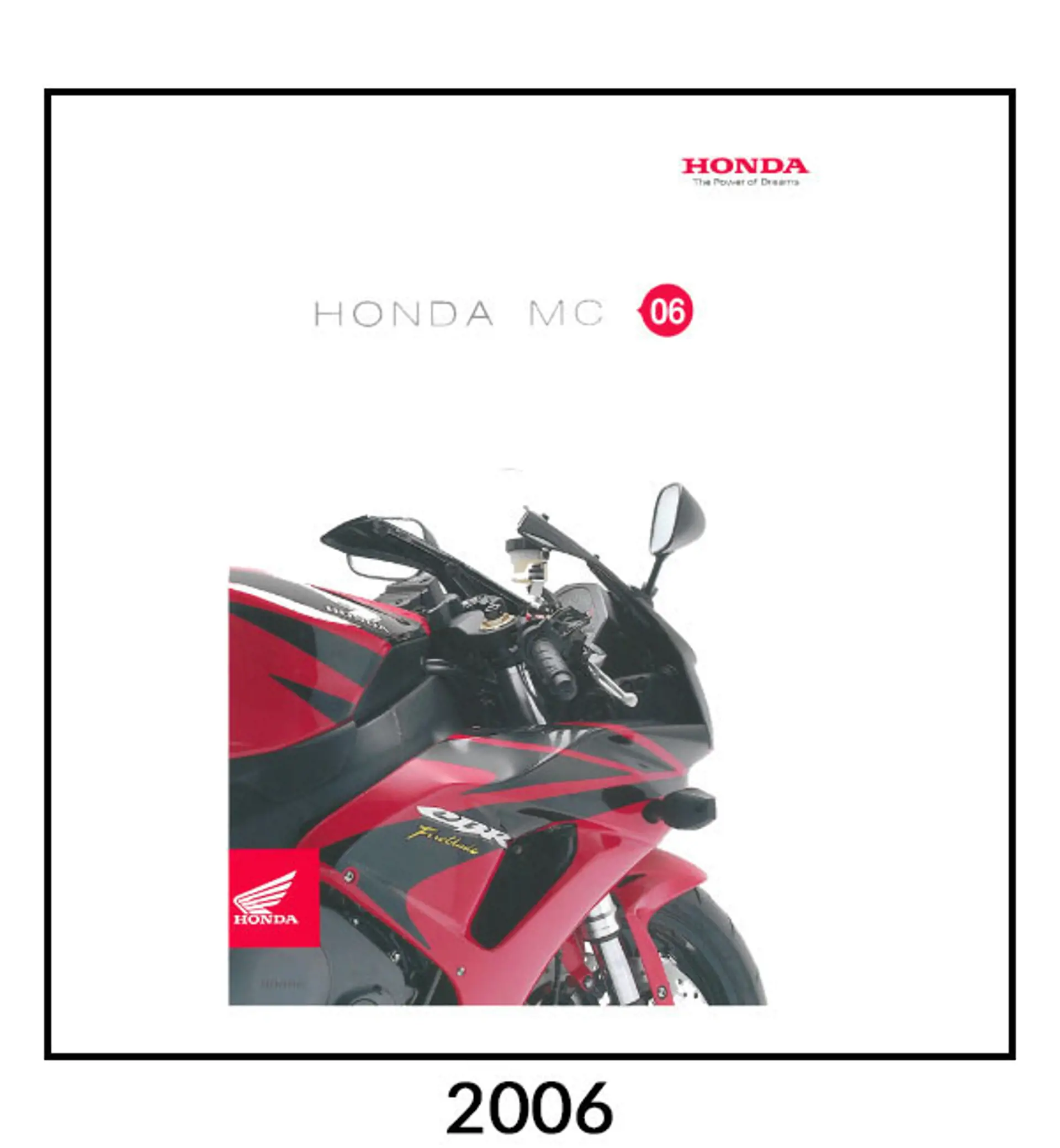 Honda motorcykel katalog 2006