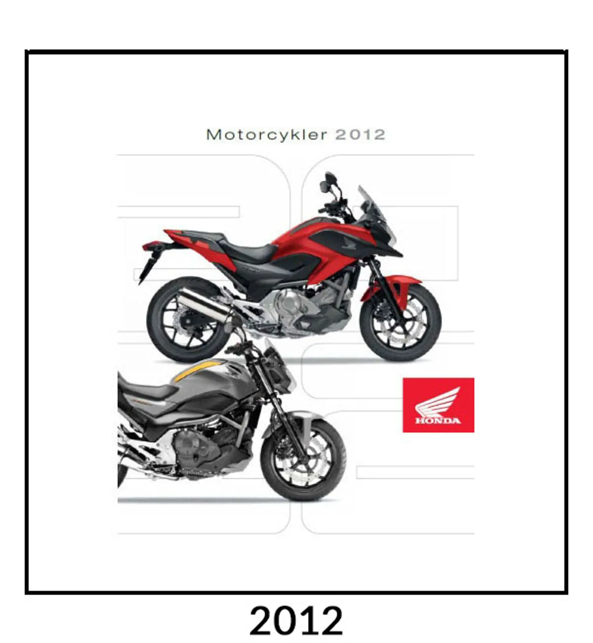 Honda motorcykel katalog 2012