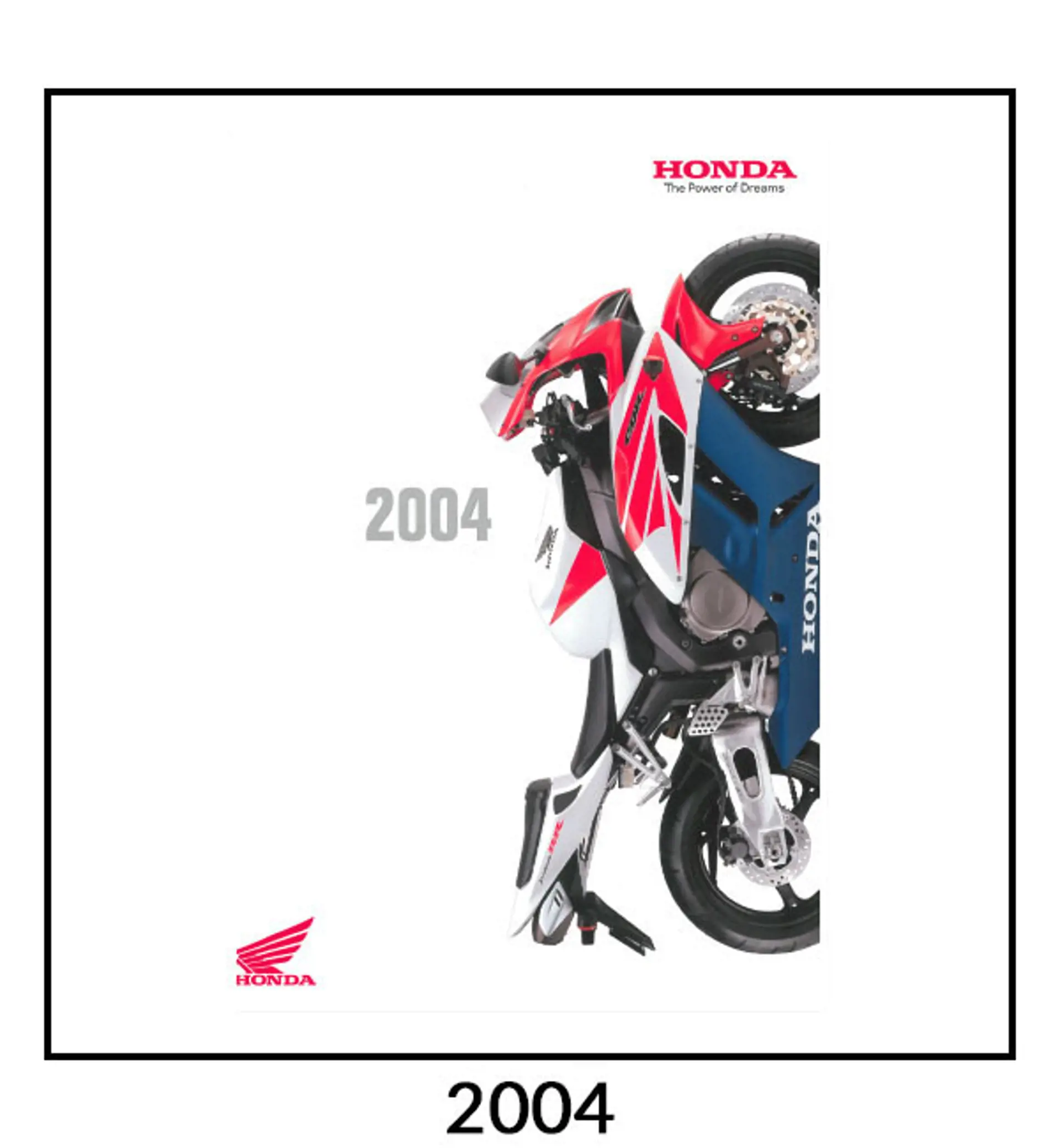 Honda motorcykel katalog 2004