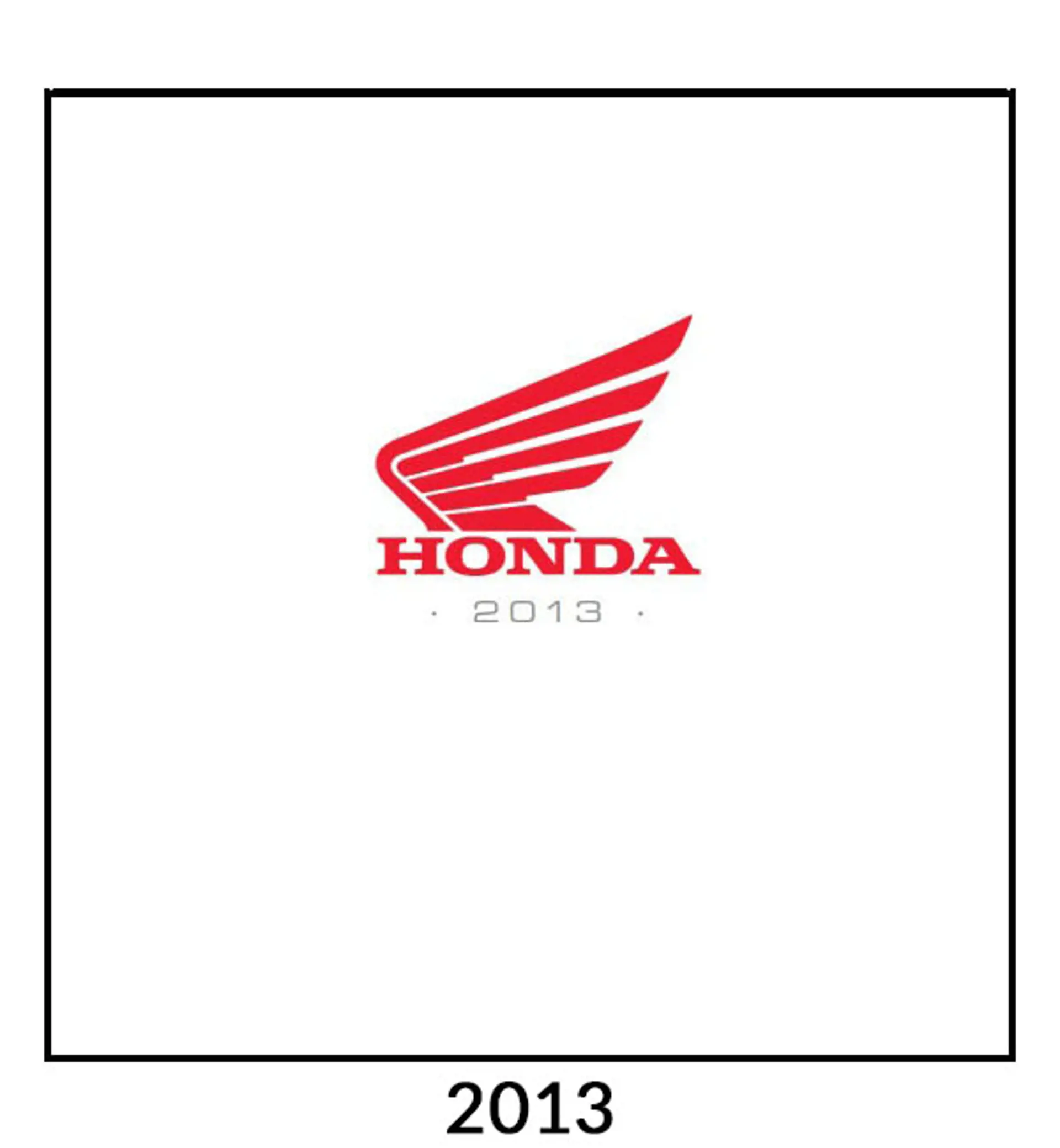 Honda motorcykel katalog 2013