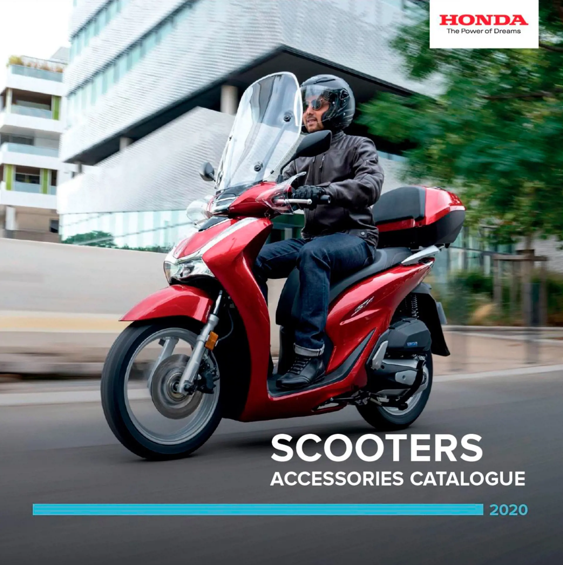 Katalog over Honda Originalt ekstraudstyr til Scooter kategorien 2020